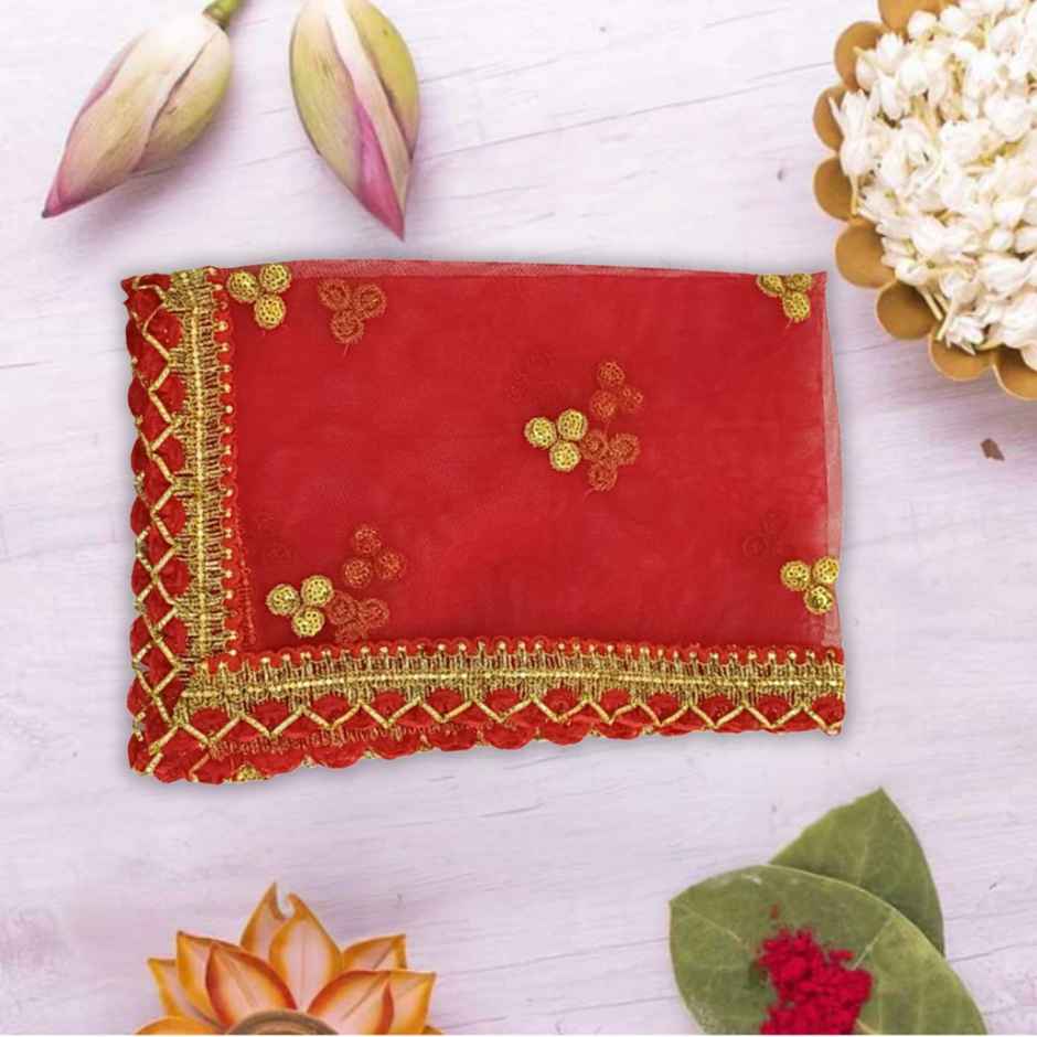 Gullak Chunri Sequins Three Circle | 20 x 13 inch