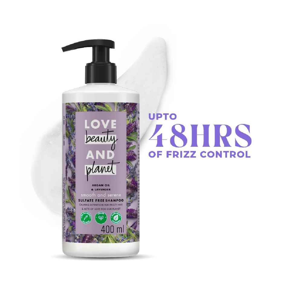 Love Beauty & Planet Argan Oil & Lavender | Sulfate Free Smooth & Serene Shampoo