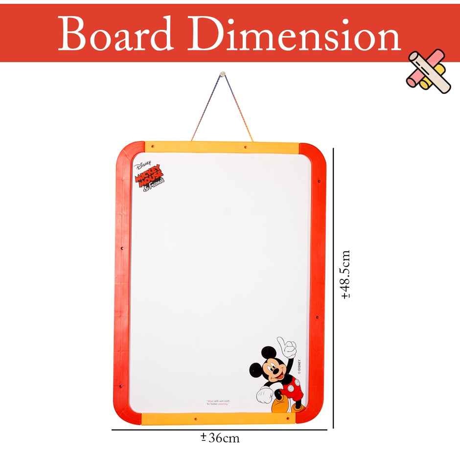 Itoys 2 in 1 Hanging Board Big- Mickey Mouse(Colour May Vary)