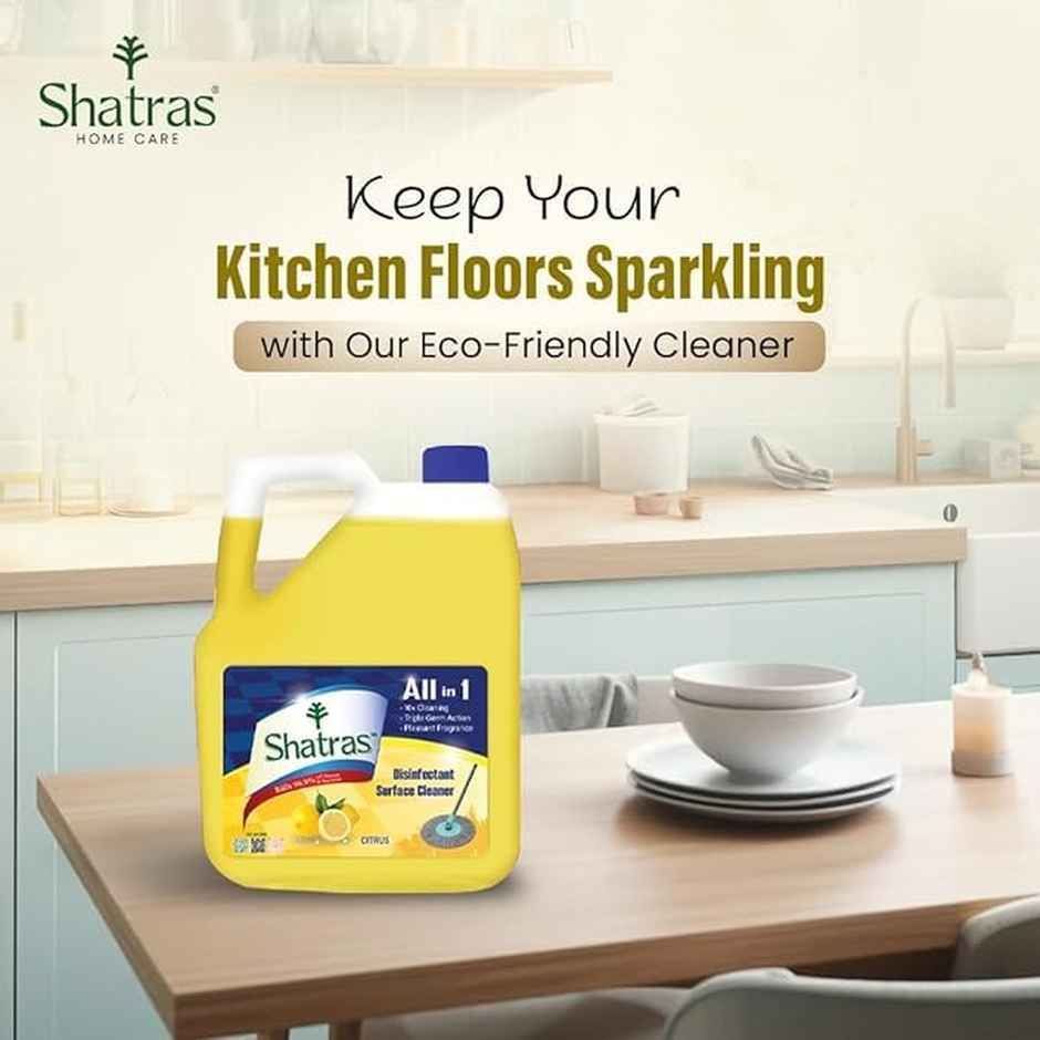 Shatras Citrus & Pink Lily Disinfectant Surface & Floor Cleaner Liquid