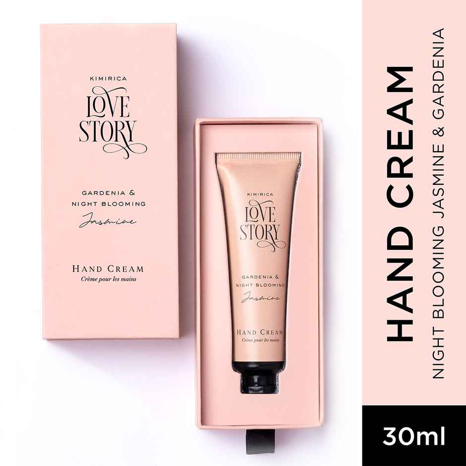 Kimirica Love Story Hand Cream | Floral Scented, Non-Sticky Hydration for Soft Hands