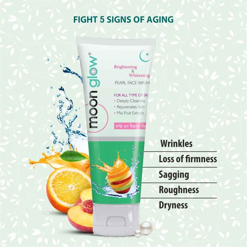 Moon Glow Pearl Face Wash Deeply Cleanses | Rejuvenate Skin And Repair Skin Tissues