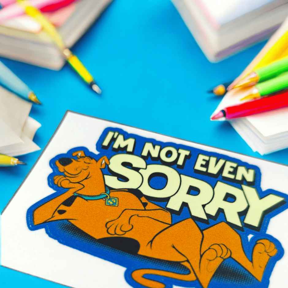 House Of Festivals I'm Not Even Sorry - Scooby Doo Official Sticker