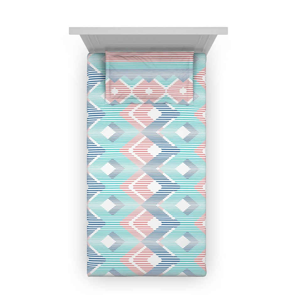 D Decor Vega Bedsheet Set - Copper