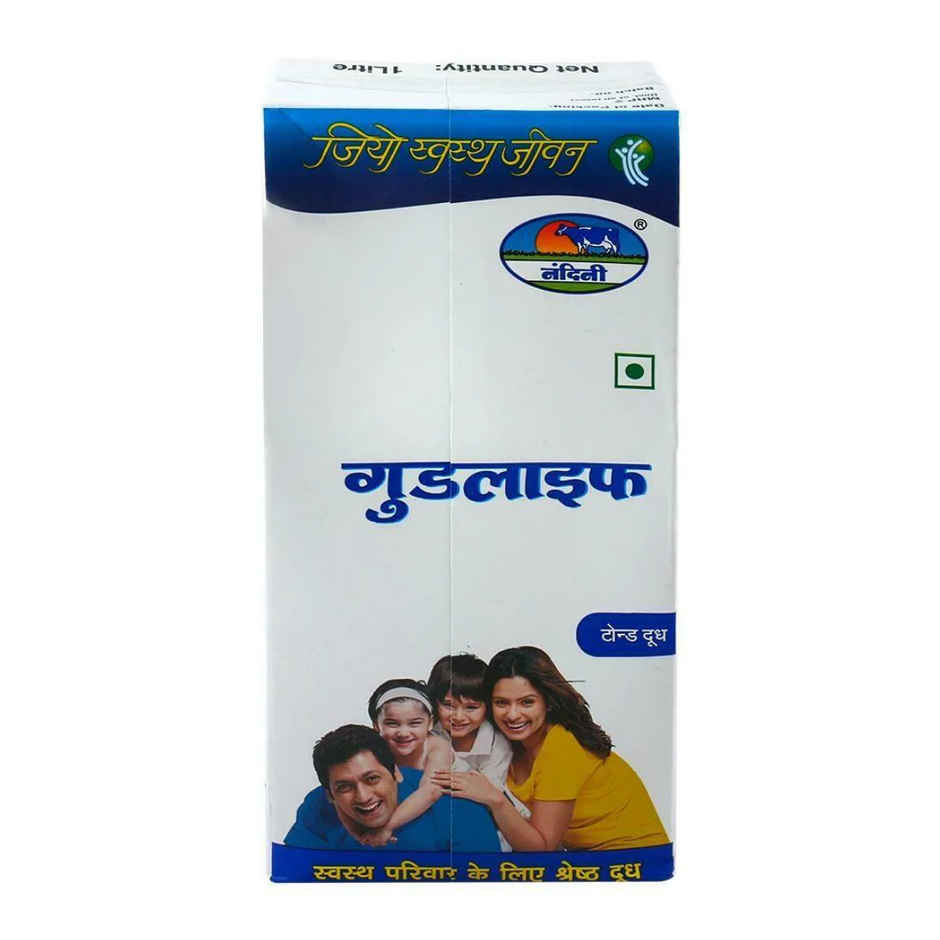 Nandini Goodlife Toned Milk UHT (Tetra Pack Brick)