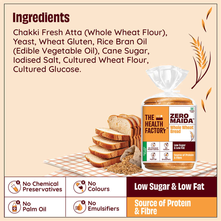 iD Fresh Idli & Dosa Batter & Amul Taaza Toned Fresh Milk & Health Factory Whole Wheat Bread Combo