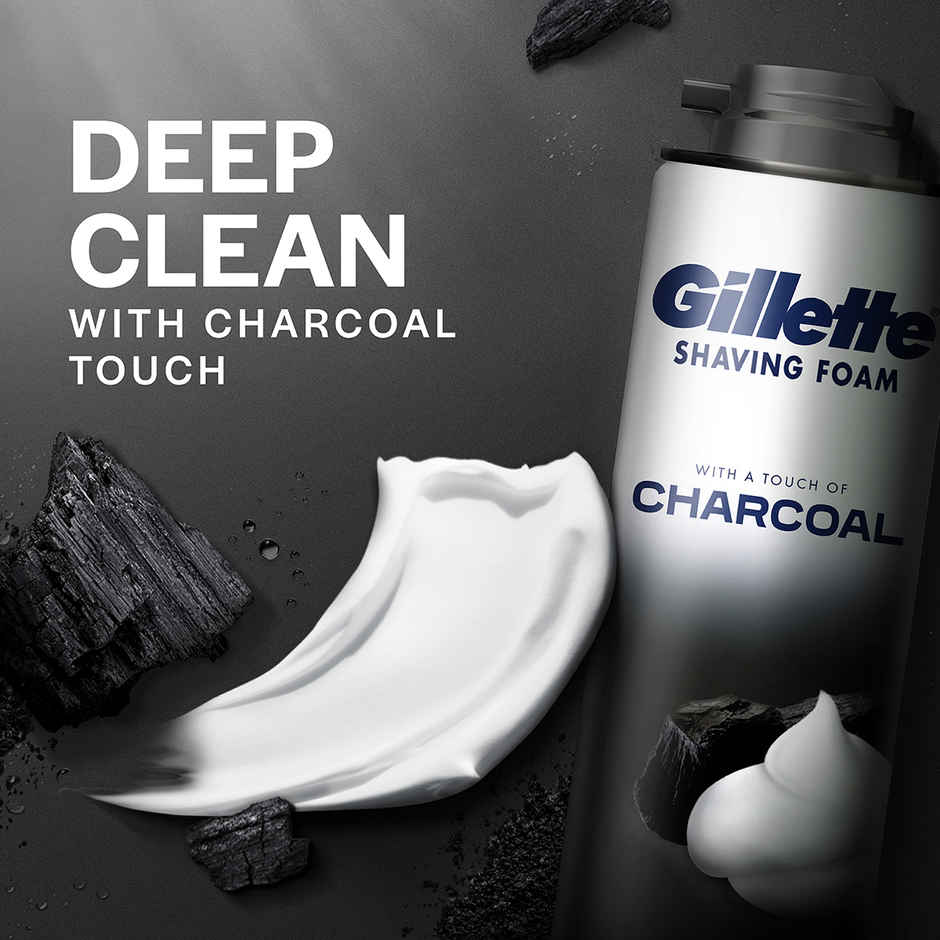 Gillette Charcoal Pre Shave Foam