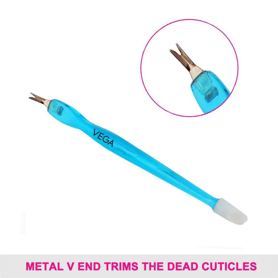 VEGA Cuticle Trimmer and Pusher | Colour May Vary | CTP-01