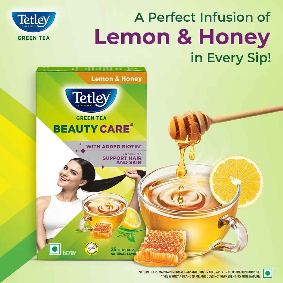 Tetley Beauty Care - Lemon | Honey Green Tea
