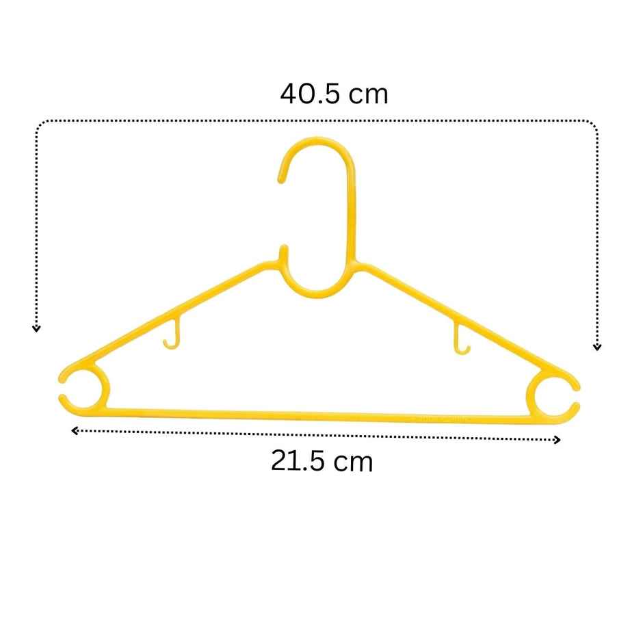 Happytohang Tubomax Polypropylene Hanger, Pack Of 6