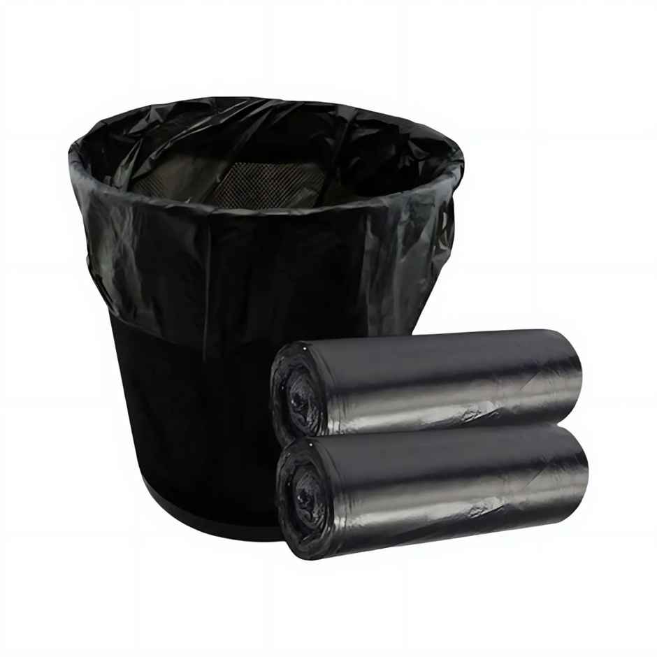 Swachhta First Bio Degradable Garbage Bags - Black Medium (19 x 21 Inches)