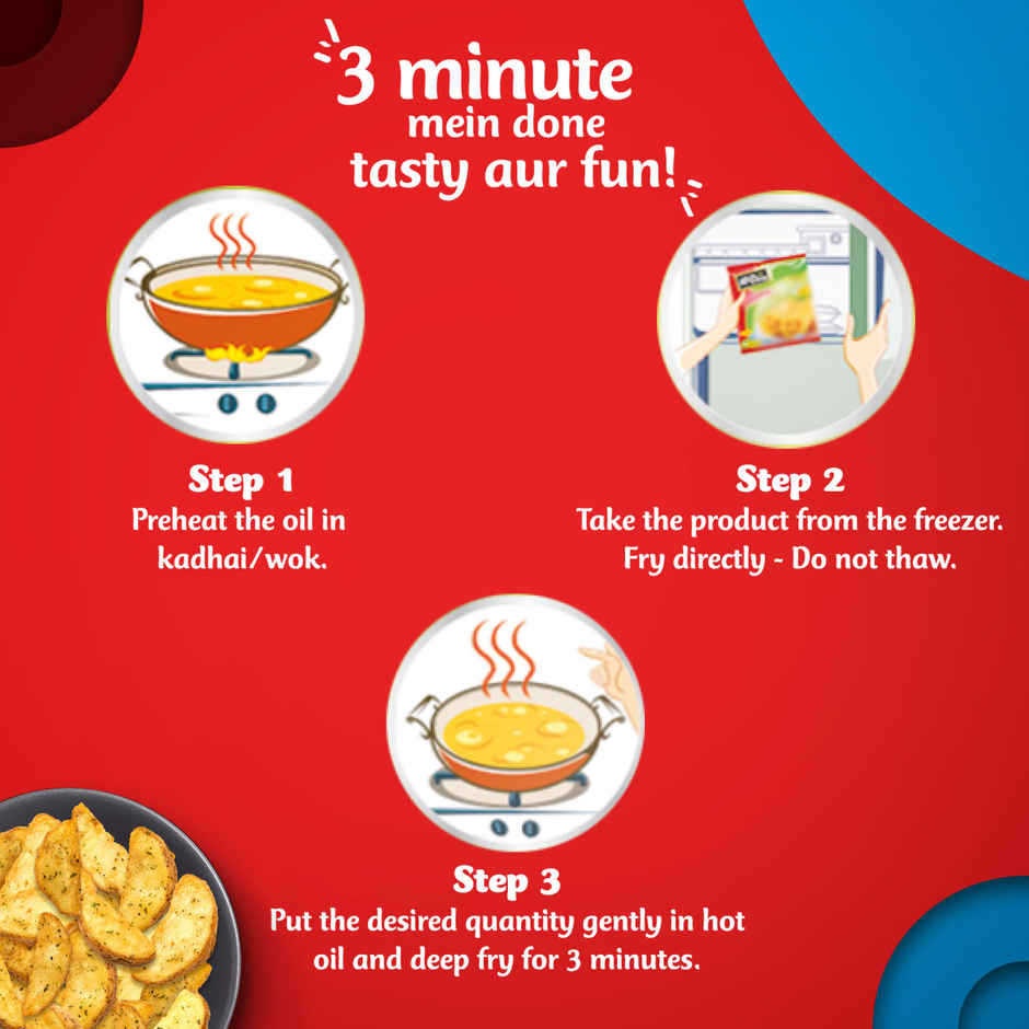 McCain Super Wedges | Frozen Seasoned Potato Wedges