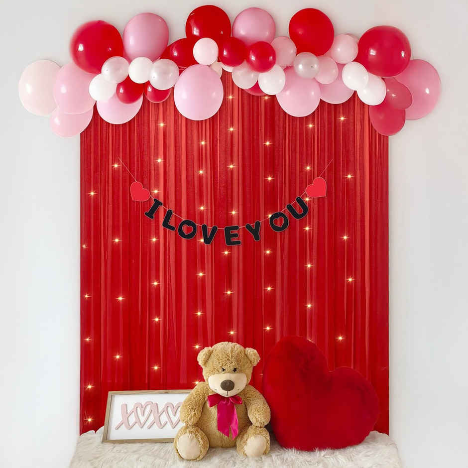 I Love You Red & Pink Balloon Valentine's Day Decoration | Special You