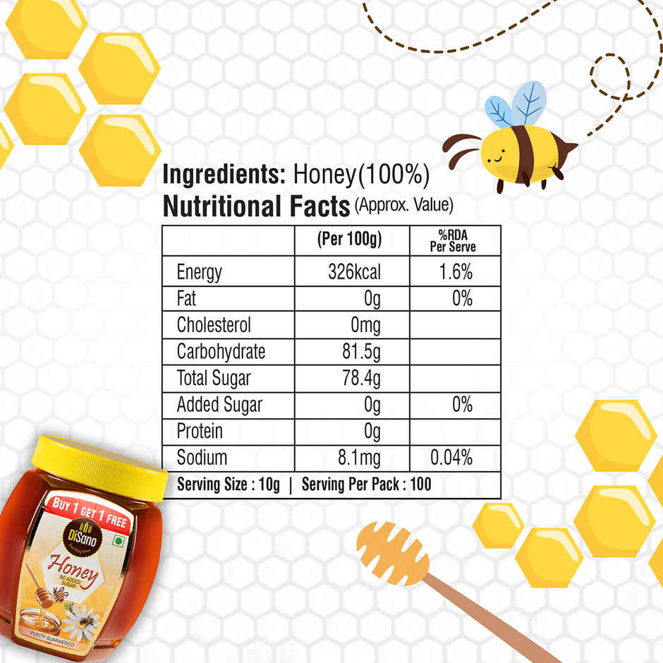 Disano Pure Honey - No Added Sugar