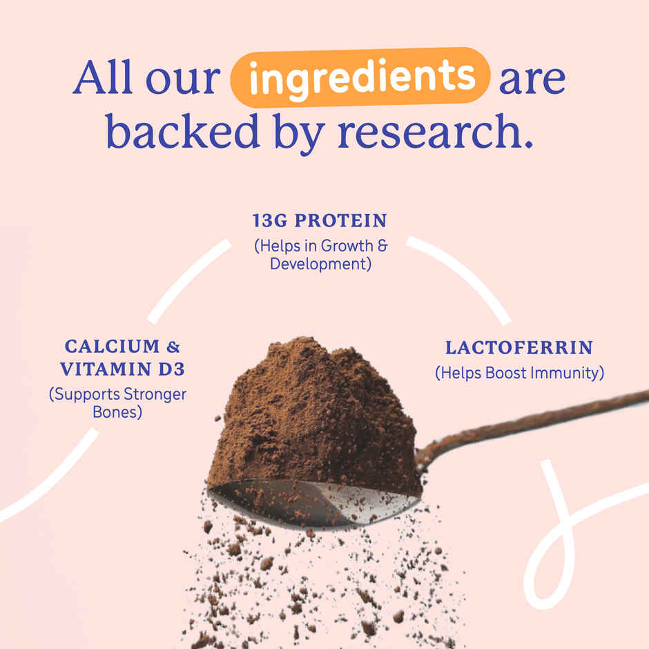 Gritzo Supermilk Growth+ (Formerly Height+) (13+ Yrs Boys) | Double Chocolate, 12 Scoops