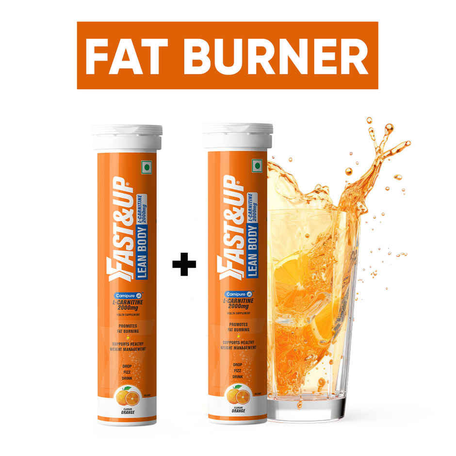 Fast&Up Fat Burner L-Carnitine Lean Body Orange Flavour Combo