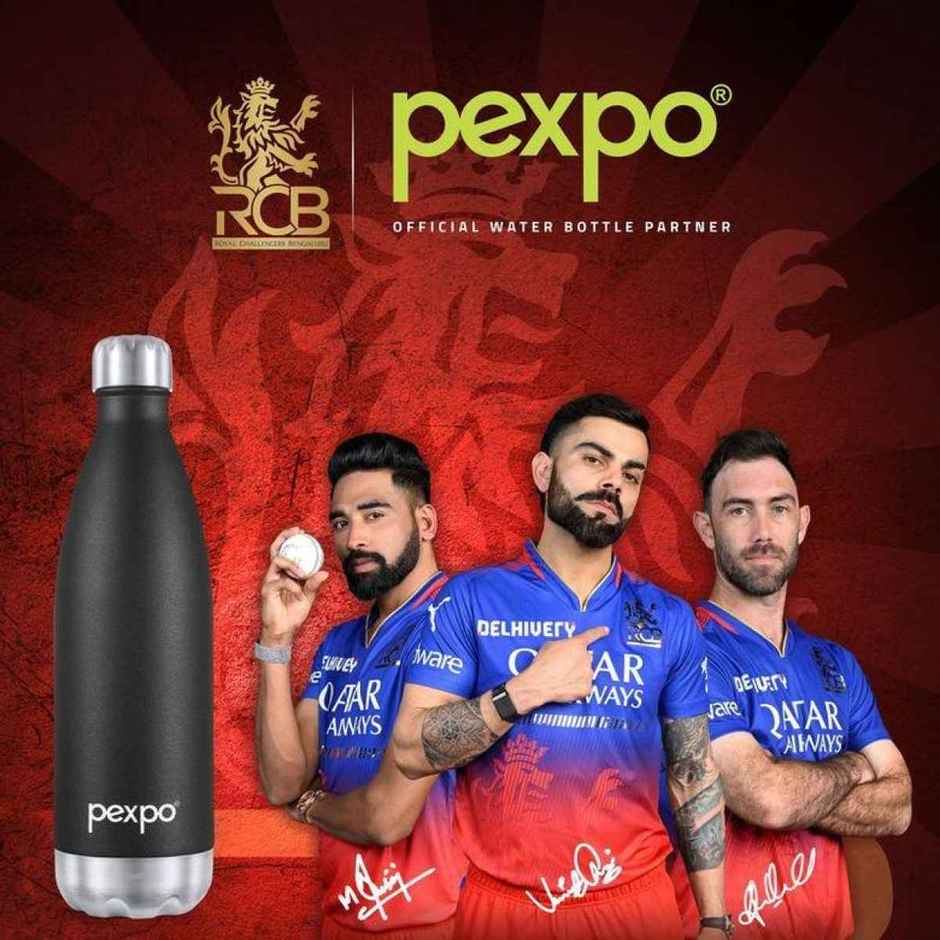 Pexpo 24 Hrs Hot & Cold Isi Certified Electro Vacuum Insulated Water Bottle | 1 L