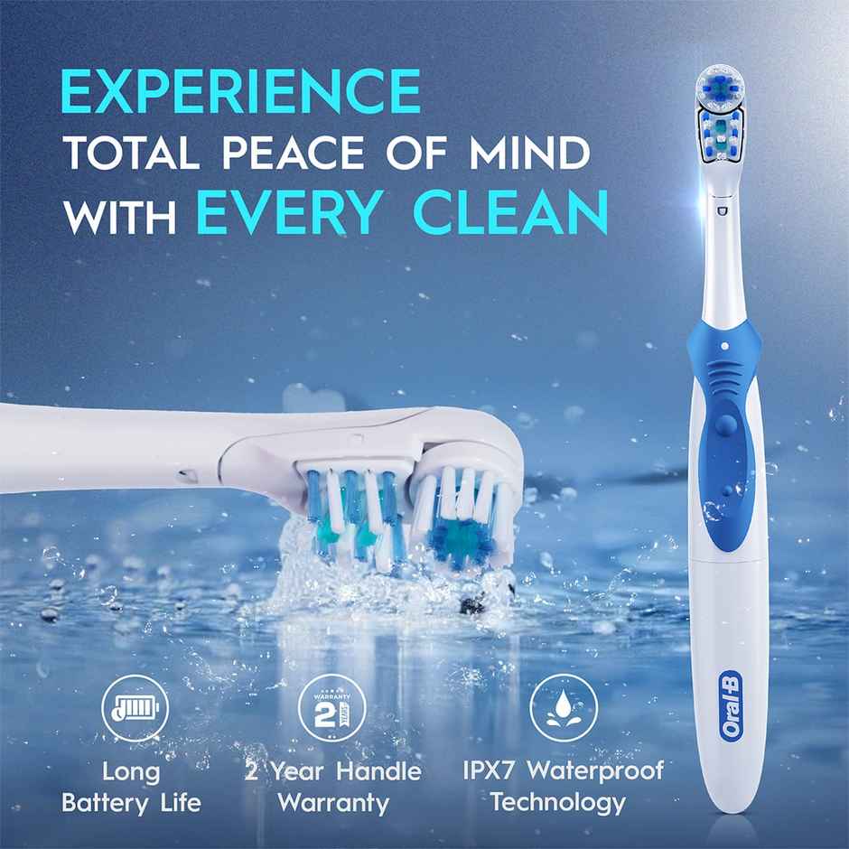 Oral-B Cross Action Battery Powered Electric Toothbrush