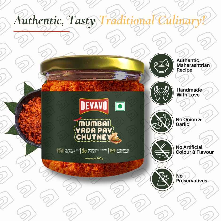 Devavo Mumbai Vada Pav Chutney