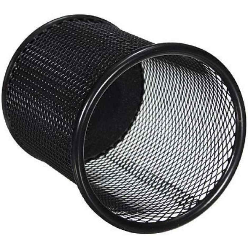 Saya Metal Mesh Pen Stand - Durable and Stylish Desk Organizer for Office Supplies