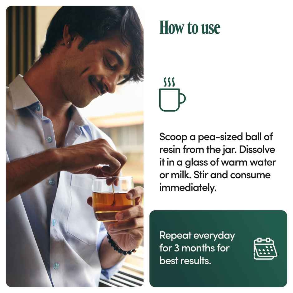 Bold Care Himalayan Shilajit Gold Resin | Pure | Natural | 80+ Minerals