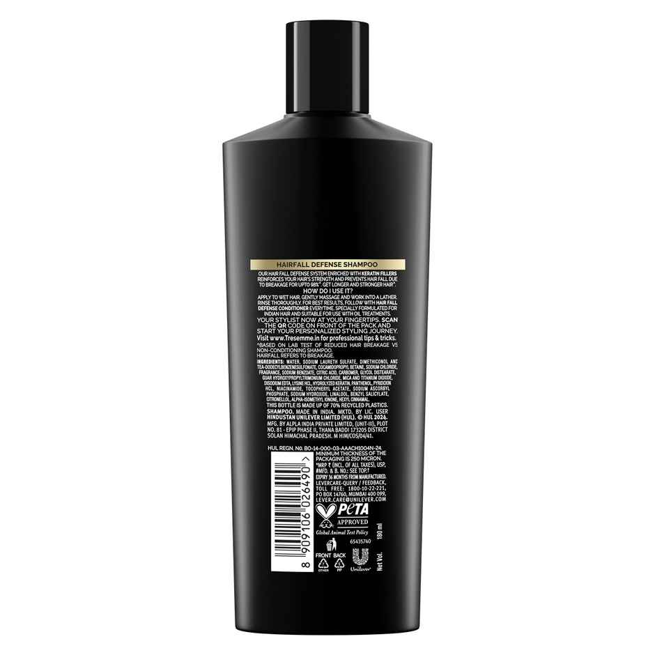 TRESemme Hair Fall Defense Shampoo With Keratin