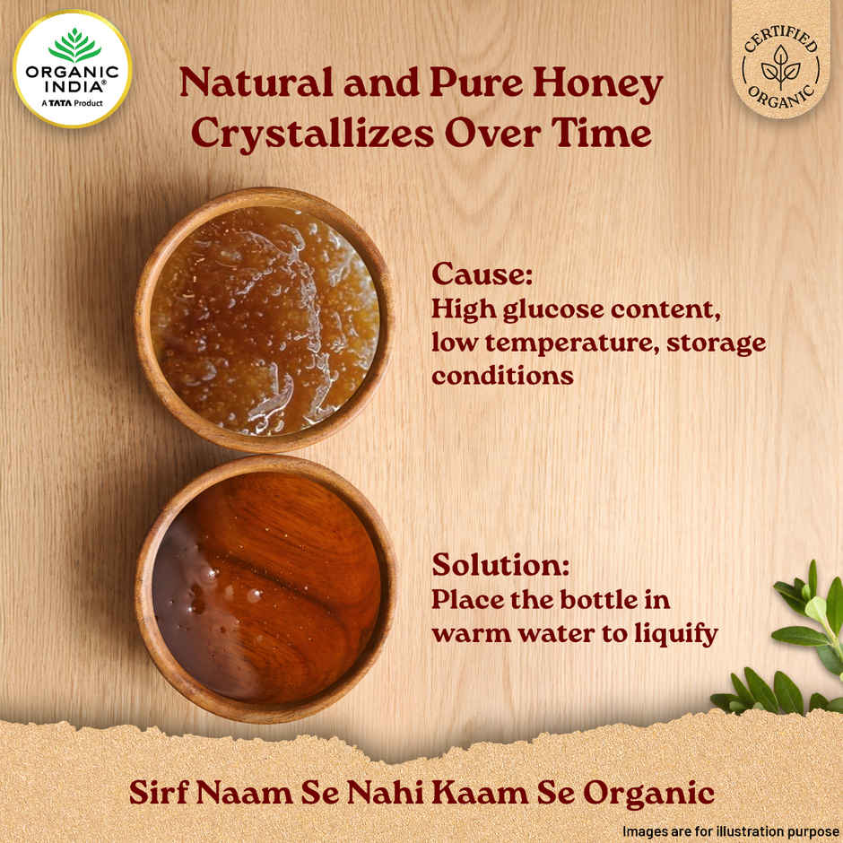 A TATA Product - Organic India Himalayan Multi Floral Honey | Rich in Nutrients | Antioxidants