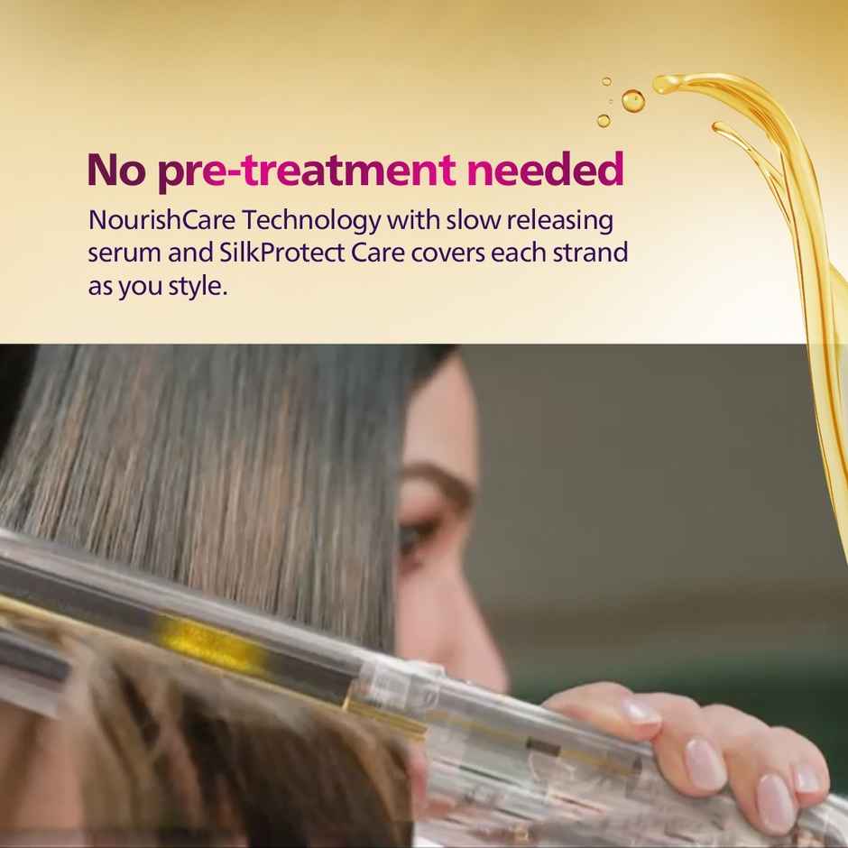 Philips India's No.1 Hair Styling Brand NourishCare Hair Straightener | BHS522/00