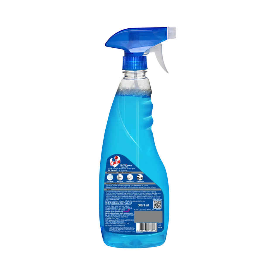 Lizol Disinfectant Surface Cleaner Lavender(2l) & Colin Glass Cleaner Pump 2X More Shine With Shine Boosters(500ml) Combo