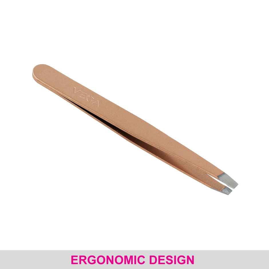 VEGA Classic Tweezer-Slant Tip | Gold | 20 G | (Tw-05)