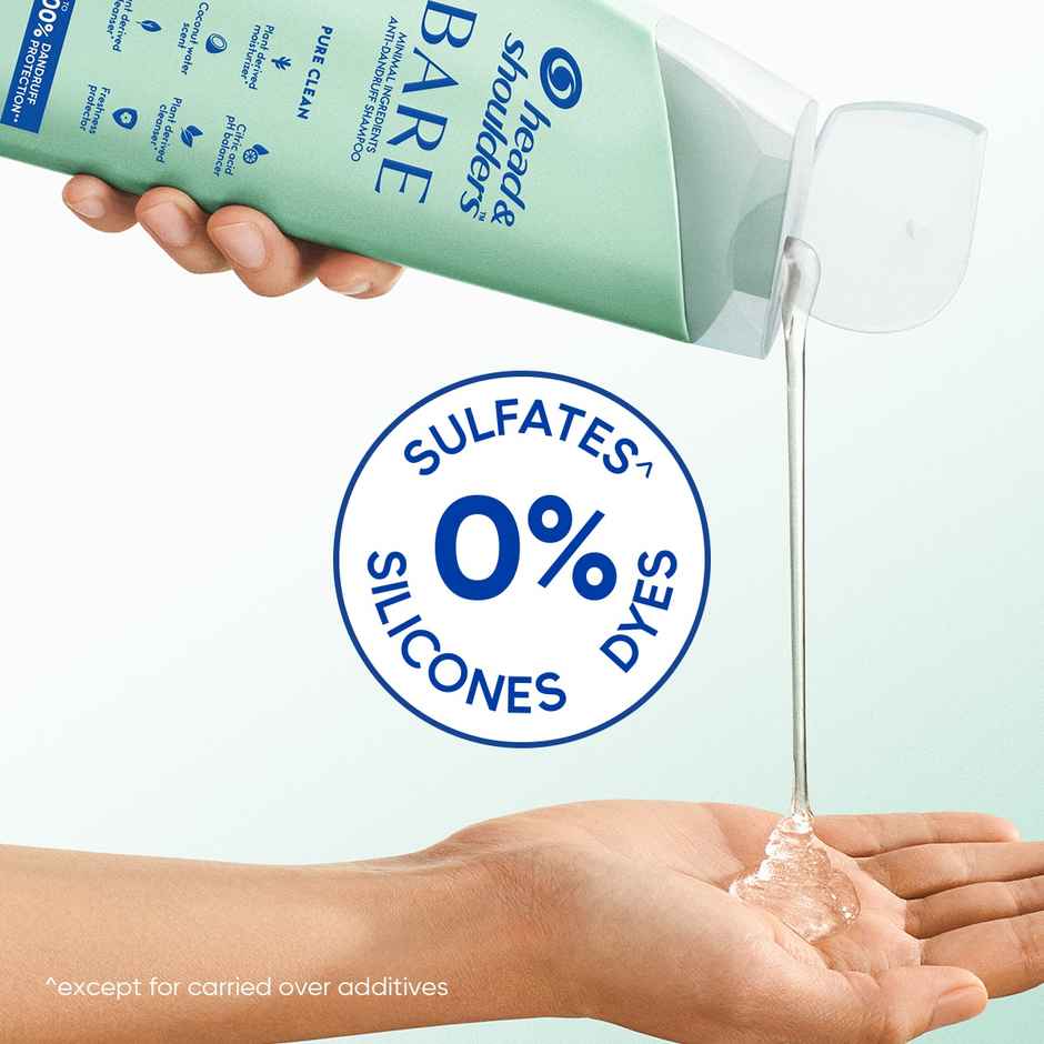 Head & Shoulders BARE Pure clean Anti Dandruff Shampoo