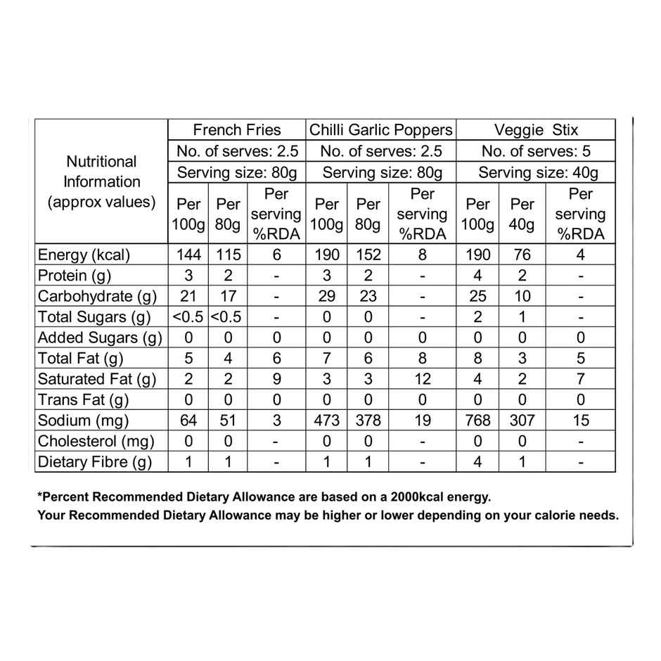 HyFun My Family Pack | 3 In 1 Frozen Snack | Crispy & Tasty
