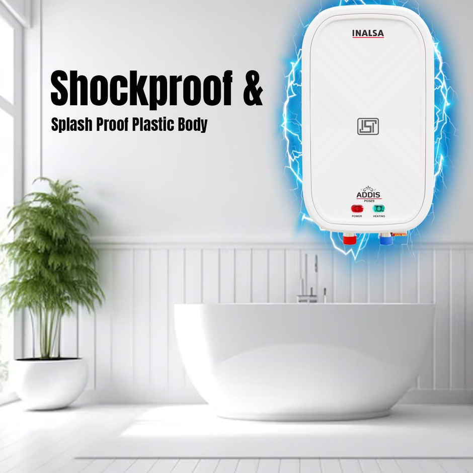 INALSA Addis PO 323 ,3 Liter Instant Water Heater,SS 304 Inner Tank,Faster Heating