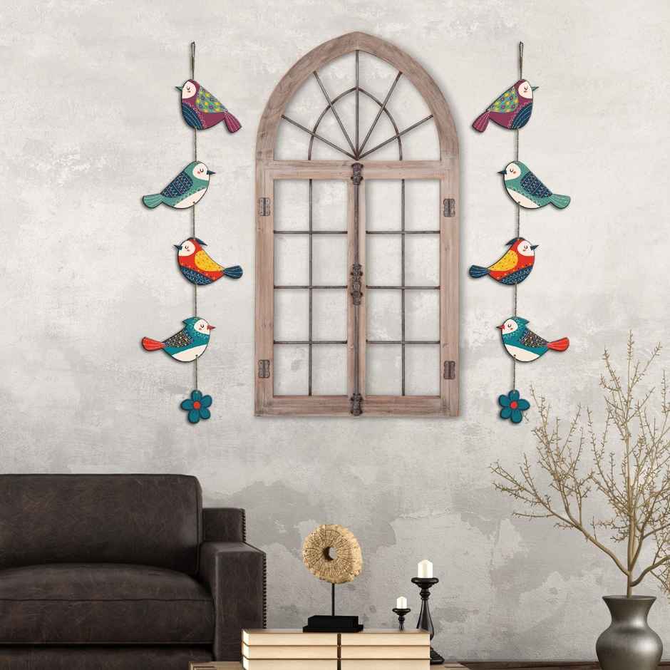 Artvibes Colorful Birds Wall and Door Hanging for Home | gift | Wall Decoration | Wh5216n