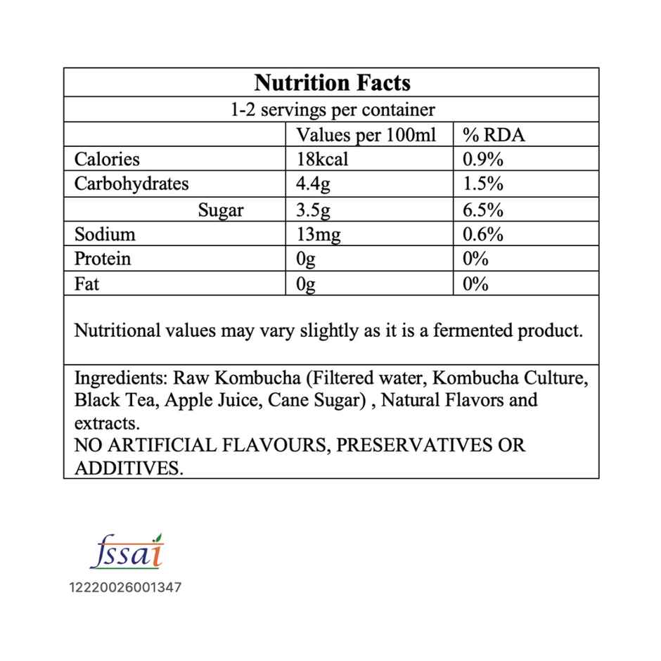 Kultur'D Peach Kombucha