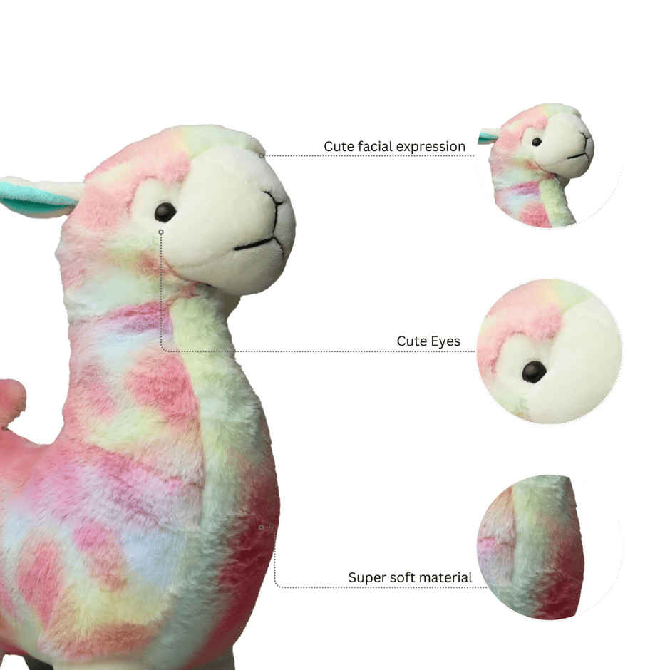 Toytales Cute Colorful Lama Soft Toy | Perfect Gift For Kids