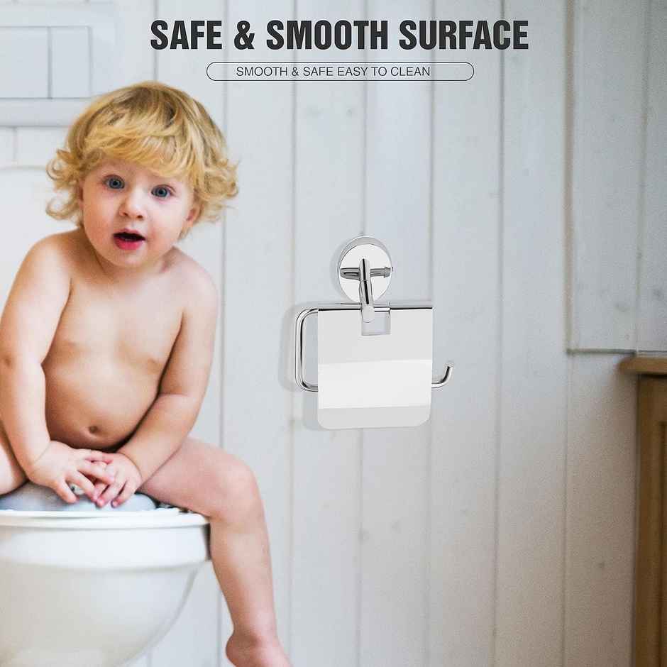 GLOXY Toilet Paper Holder Wall Mounted Tissue Roll Dispenser Bathroom Accessories SS304