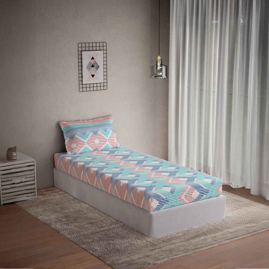 D Decor Vega Bedsheet Set - Copper