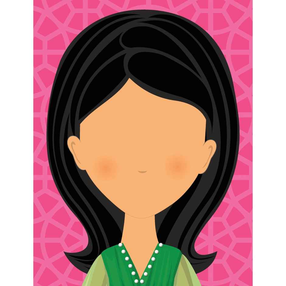 Princess Create A Face Sticker Book For Kids Ages 3-7 | Blank Faces To Decorate With Stickers Book