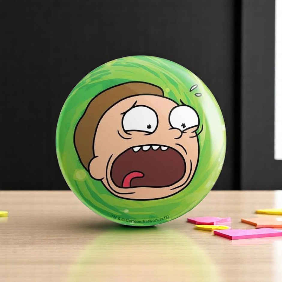 House Of Festivals Morty Head - Rick And Morty Official Badge