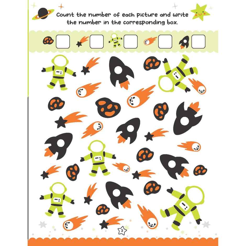 Space World Activities - I Can Solve Activity Book For Kids Age 4- 8 Yr. With Colouring Pages,Mazes