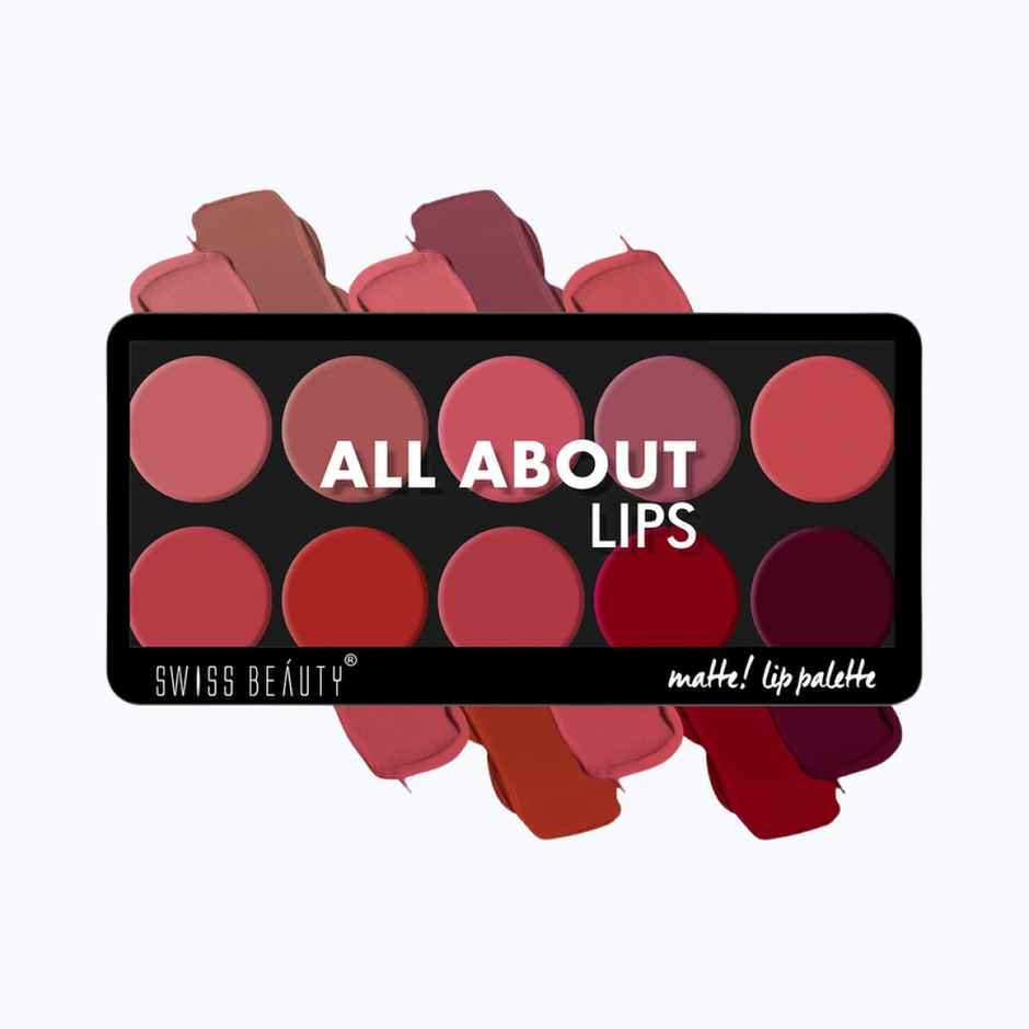 Swiss Beauty All About Lip Palette | Colors 01