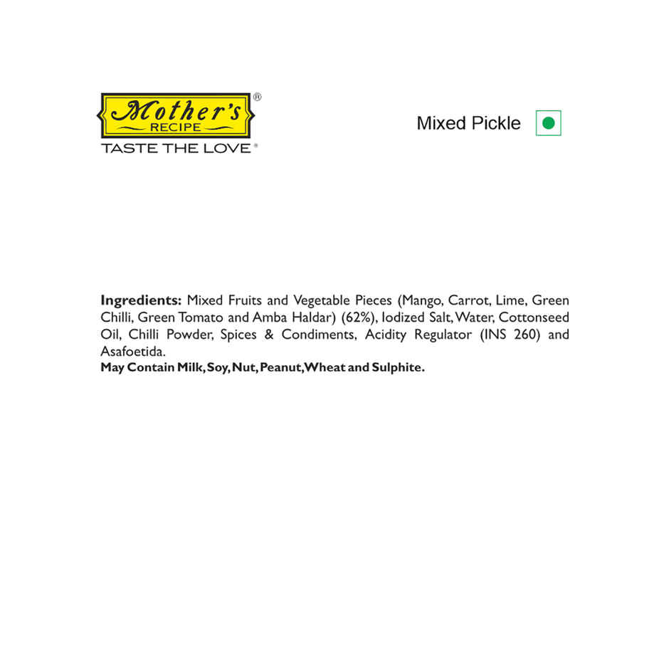 Mother's Recipe Pickle - Mixed Combo