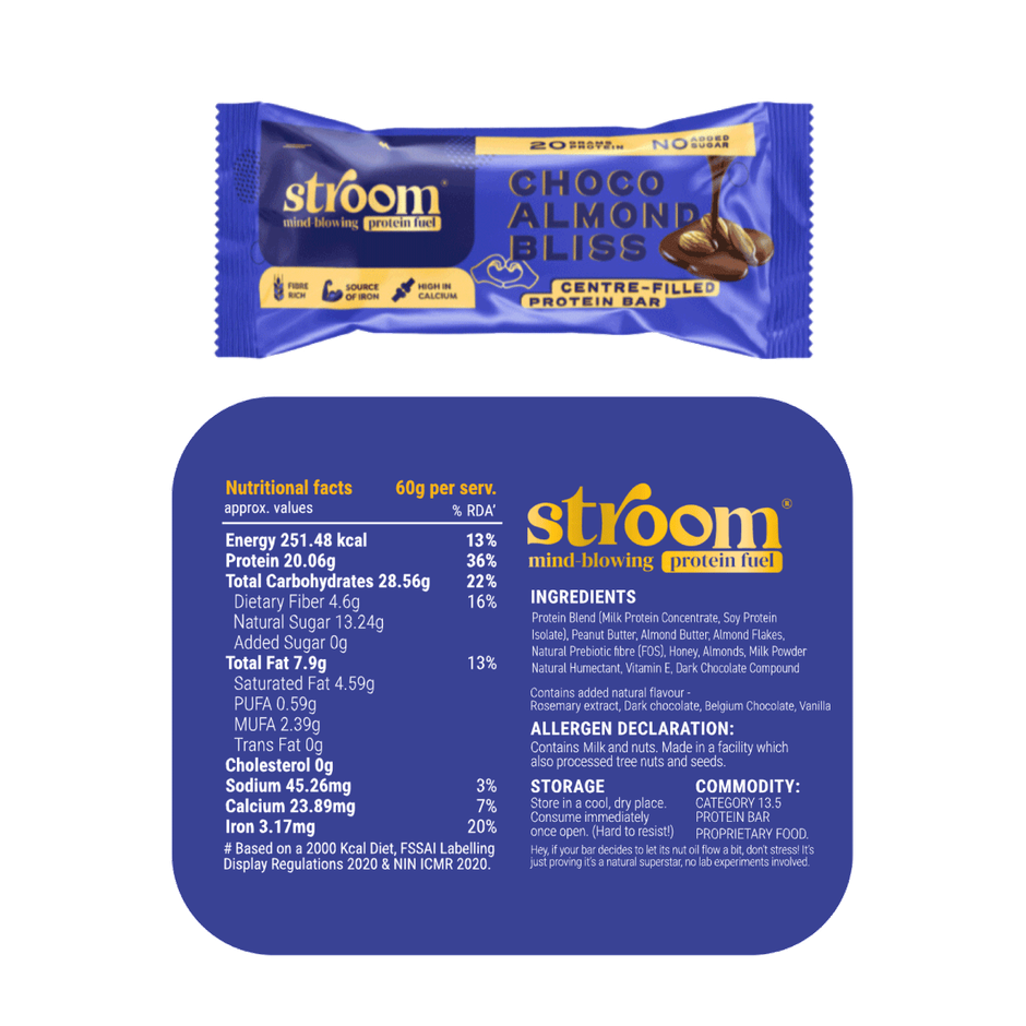 Stroom Choco Almond Bliss 20g Protein Bars
