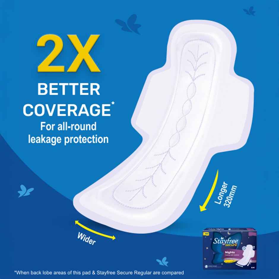 Stayfree Secure Nights XXL Sanitary Pads Combo
