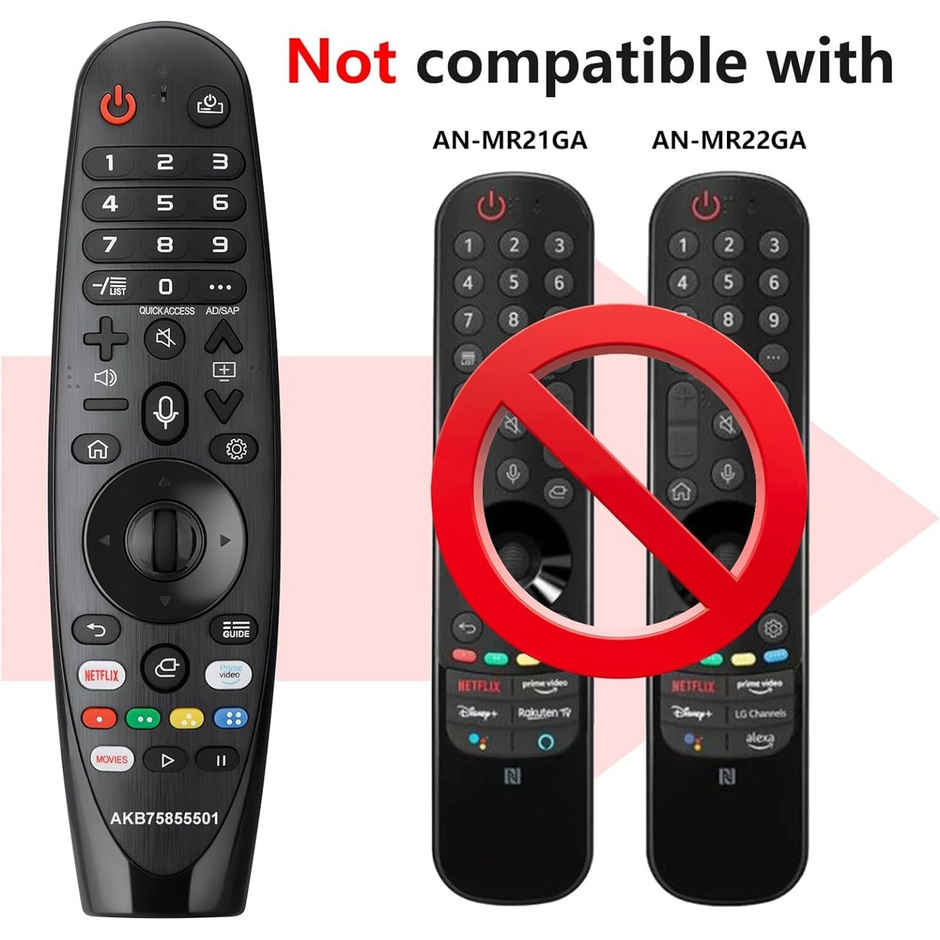 Ailkin Voice Magic Remote AKB75855501 for LG Smart TV| Replacement for AN-MR20GA| MR19BA