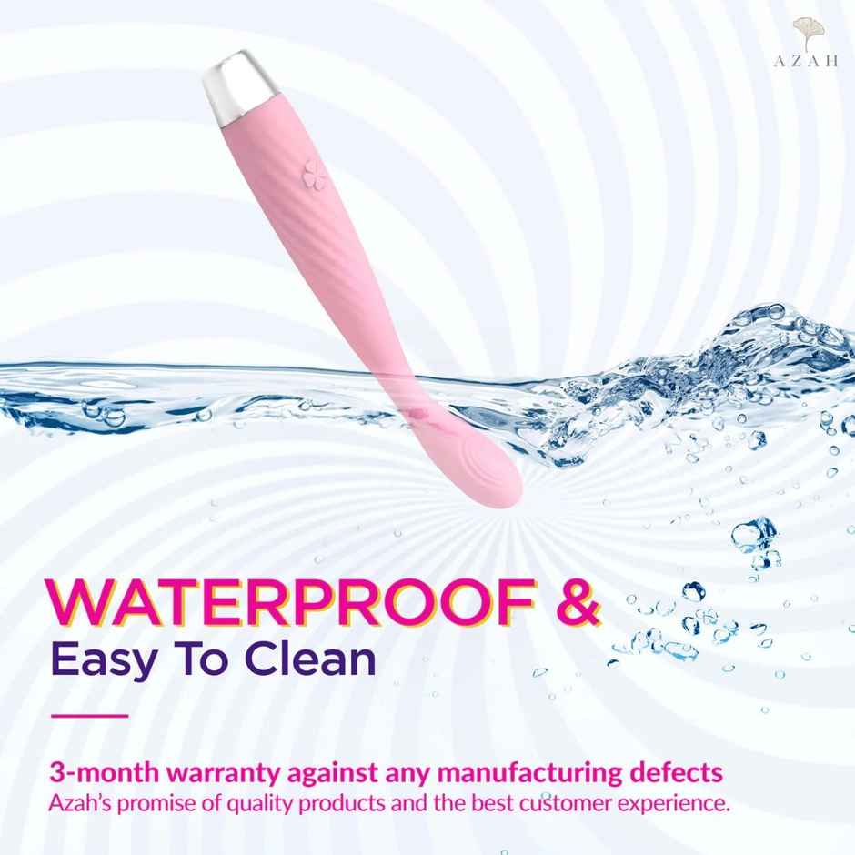 Azah Groove Full Body Electric Stress Relief Massager Flexible Neck, Waterproof & Rechargeable