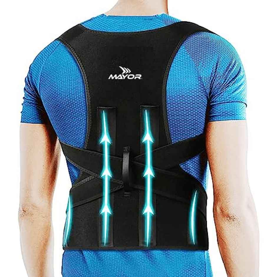 Mayor Posture Corrector For Back Support, Back Pain, Back Straight & Supporter (Free Size)