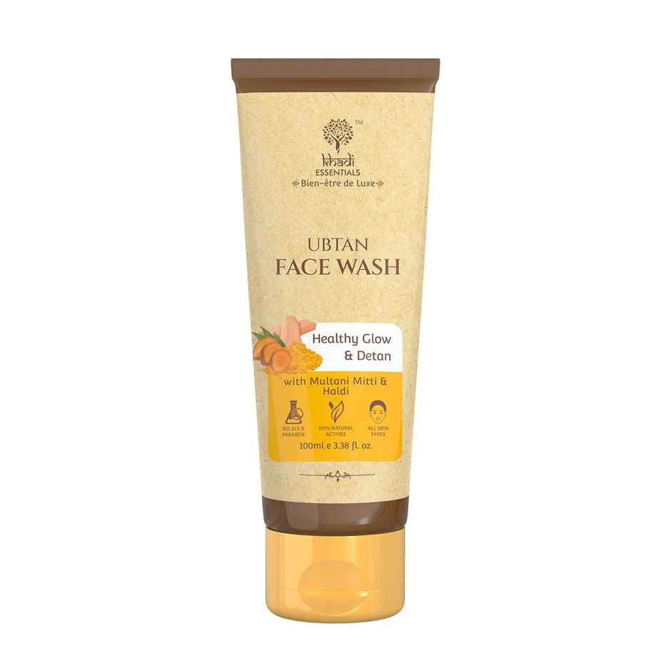 Khadi Essentials Ubtan Face Wash Brightens & Detans Skin | Reduces Breakouts