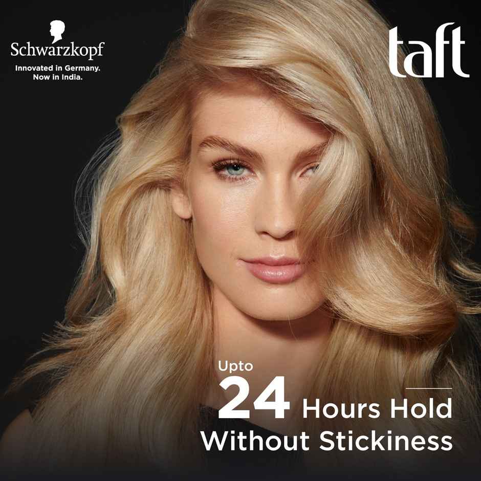 Schwarzkopf Taft Power Hold 5 Hair Spray For Heat Protection | Gives Cashmere Like Softness